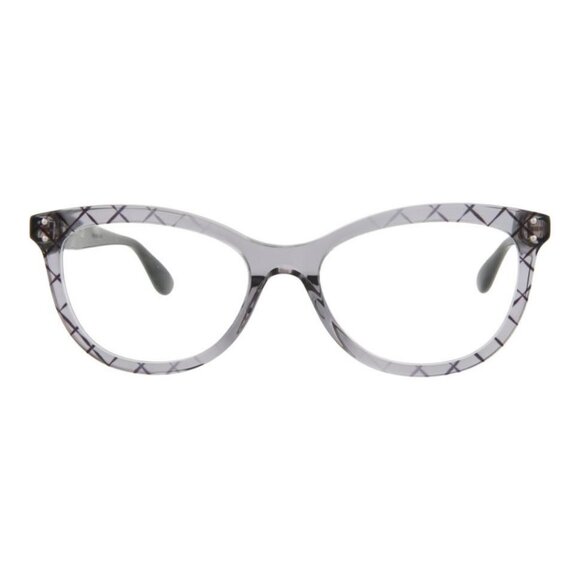 Bottega Veneta Womens Cat Eye Grey Black Transparent Fashion Designer Eyewear - Picture 2 of 4